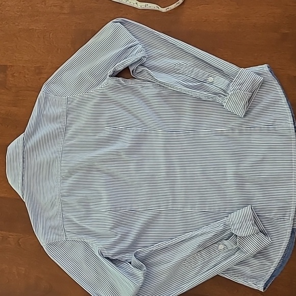 JACOB women's fitted pinstripe blouse. Size x-small - Picture 5 of 8